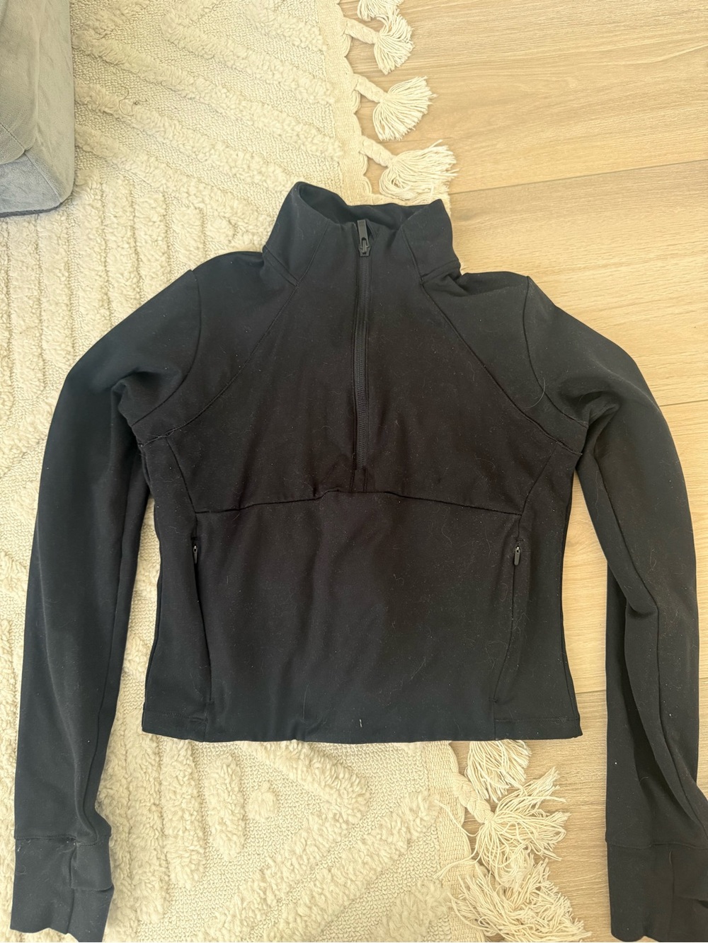 all in motion Women's Black Half-Zip